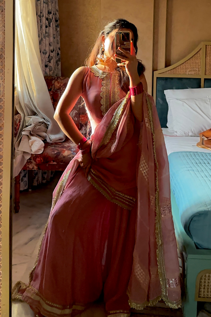 Vasantika Organza Sharara Set