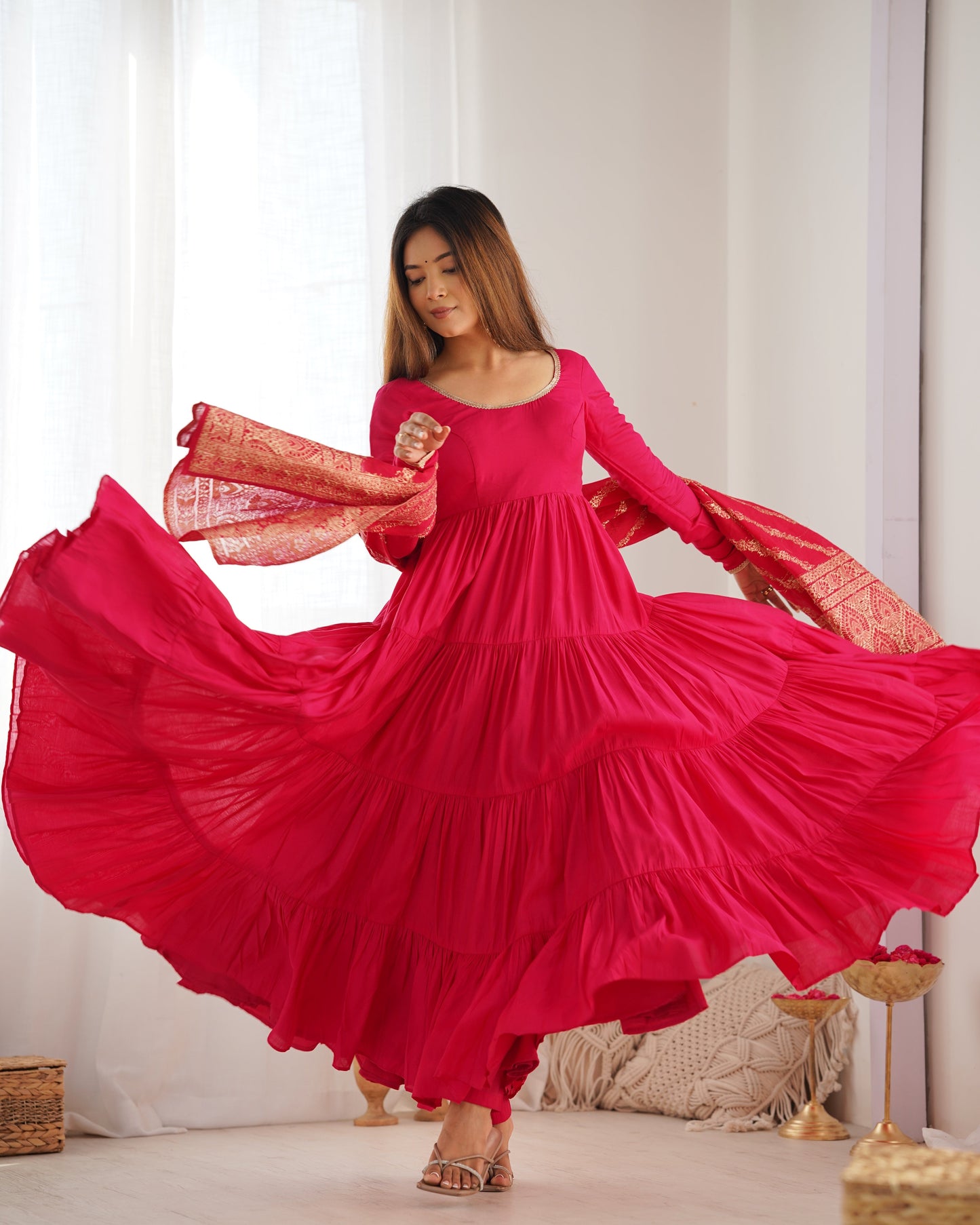 Whispers of the Enchanted Midnight Garden Draped in Silken Moonlight