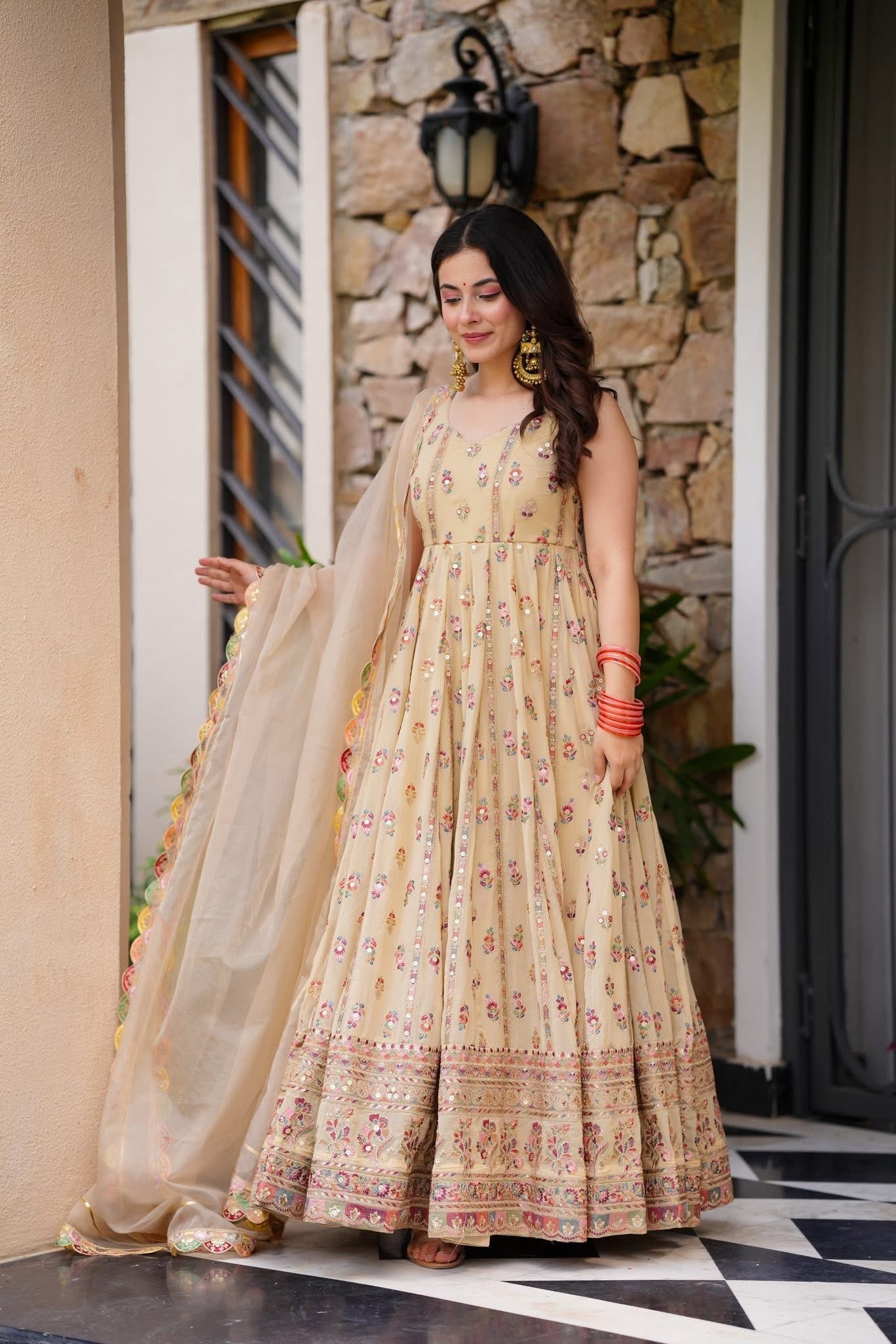Kahani Heavy Gown Suit