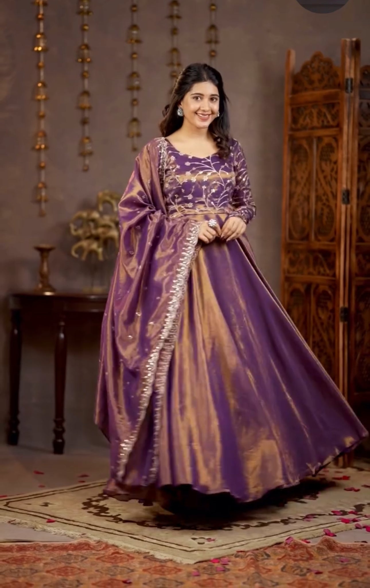 Diya Heavy Embroidered Anarkali Set