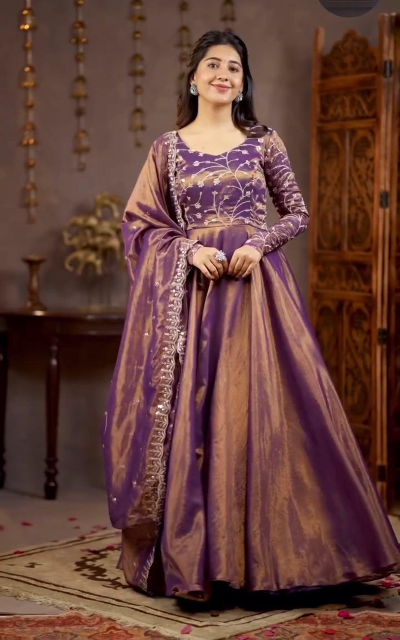Diya Heavy Embroidered Anarkali Set