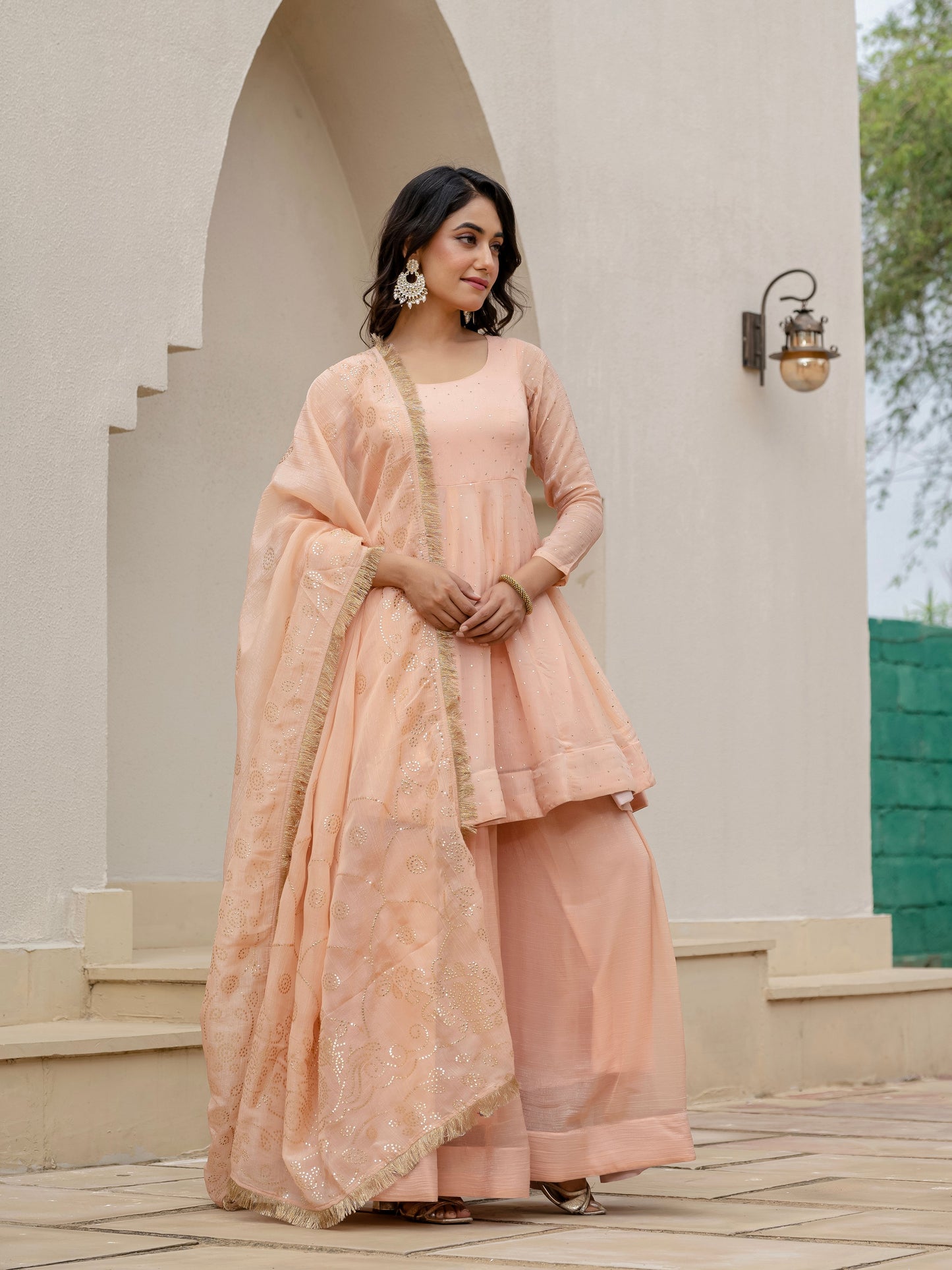 Aarvi Crimson Blush Kurta Set