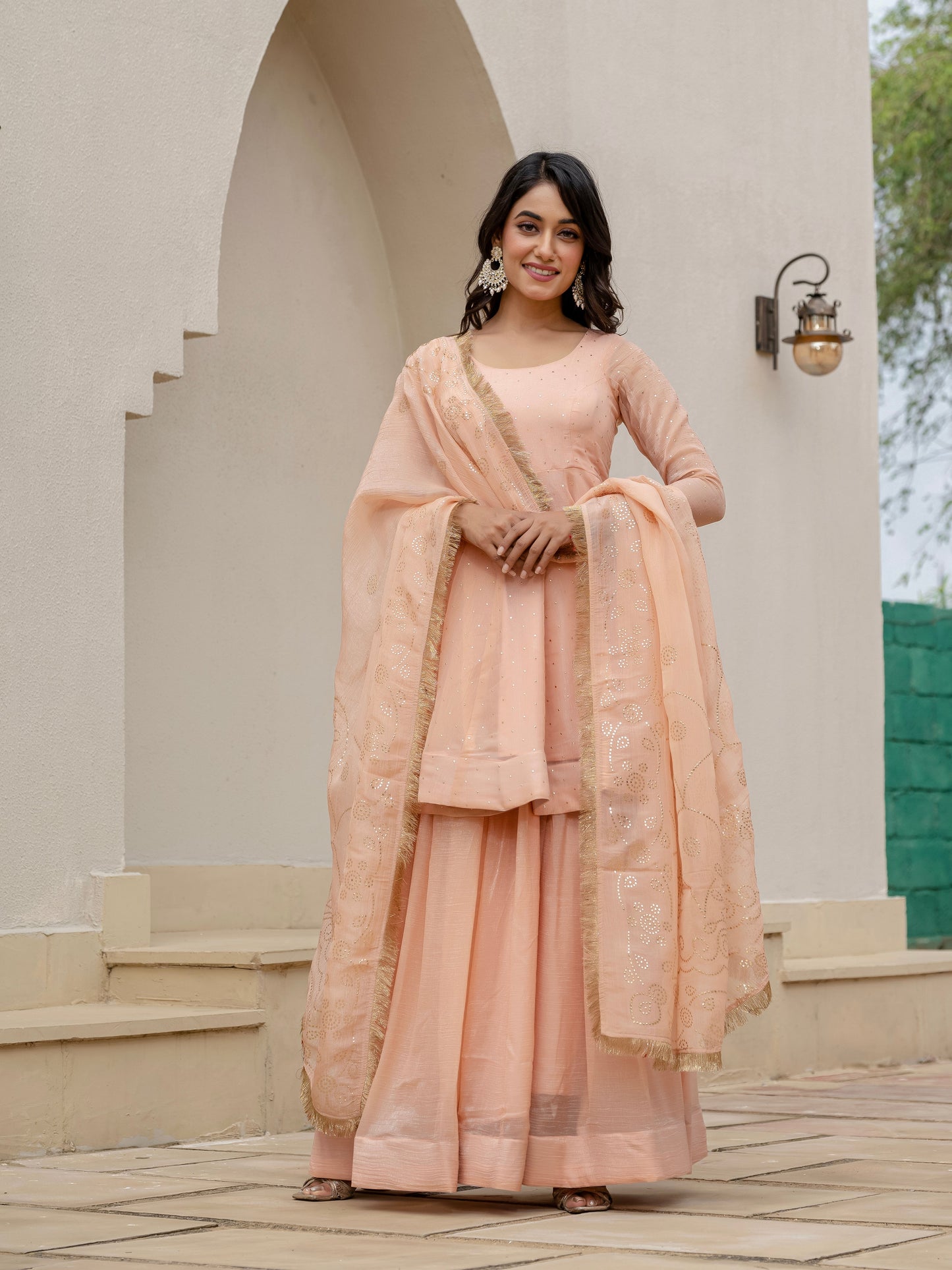 Aarvi Crimson Blush Kurta Set