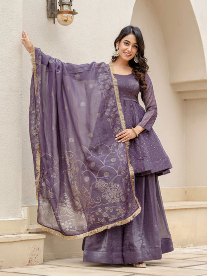 Aarvi Crimson Blush Kurta Set