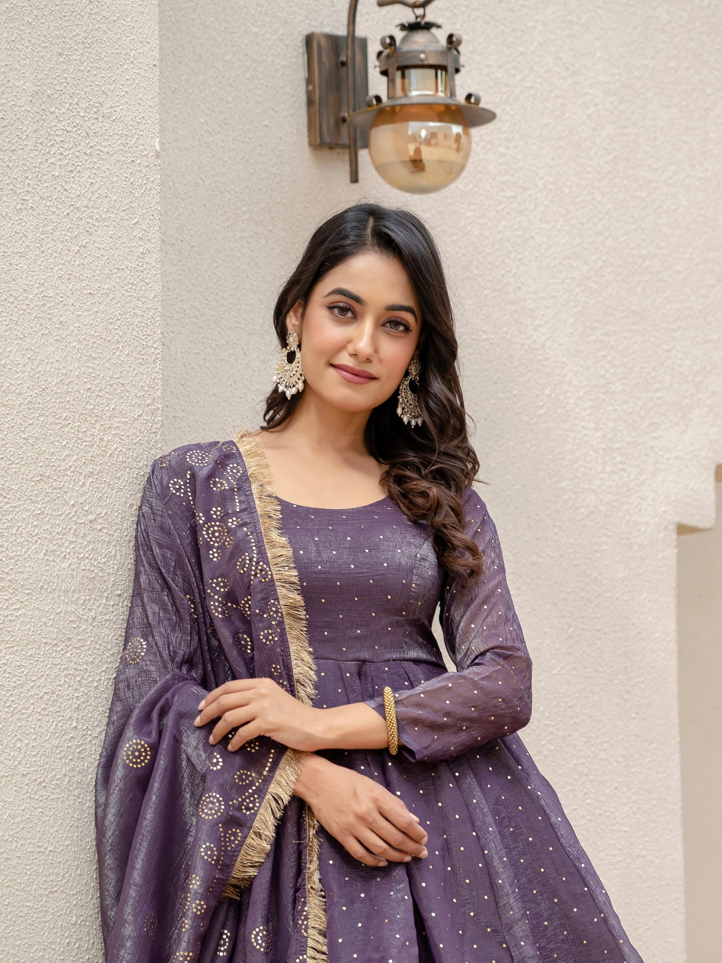 Aarvi Crimson Blush Kurta Set