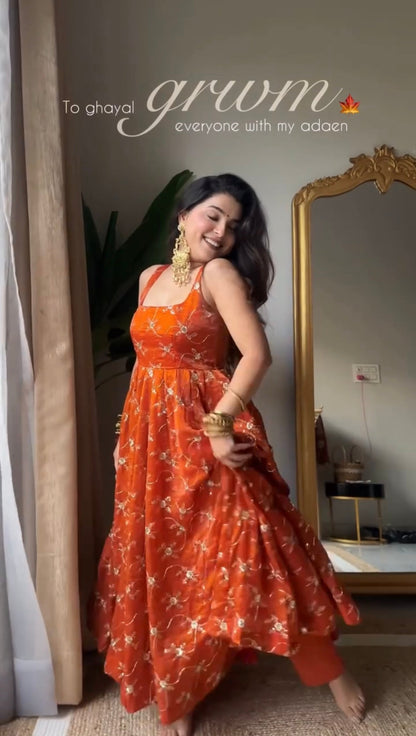 Ruprekha Premium Vichitra Royal Elegant Suit Set