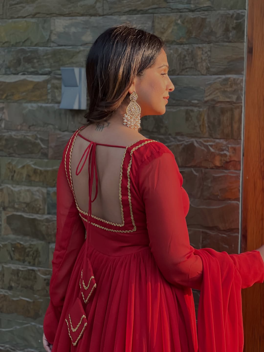 Vashnavi Vintage Anarkali Suit Set