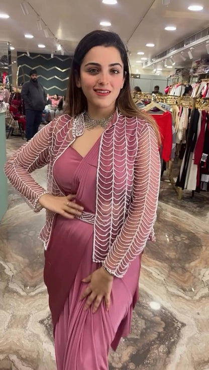 The Modern Empress: Redefining Traditional Sarees with a Shrug