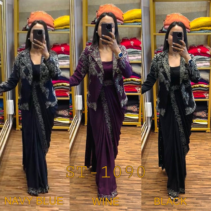 Ethereal Drapes and Timeless Grace  The Art of the Shrug Saree