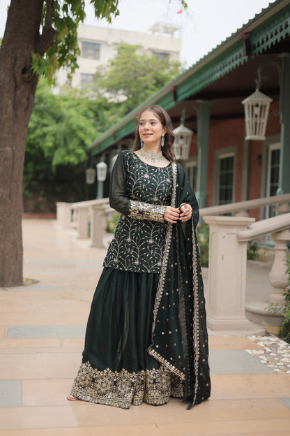 Mystical Moonlight A Regal Sarara Suit Set