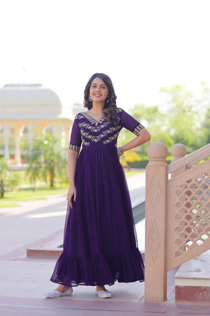 Tanvi Elegant Bloom Anarkali Dress