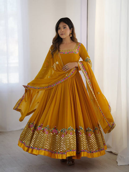 Mahima Heavy Embroidered Designer Anarkali Suits