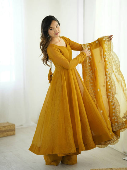 Aadhya Radiant Royal Flare Anarkali Set