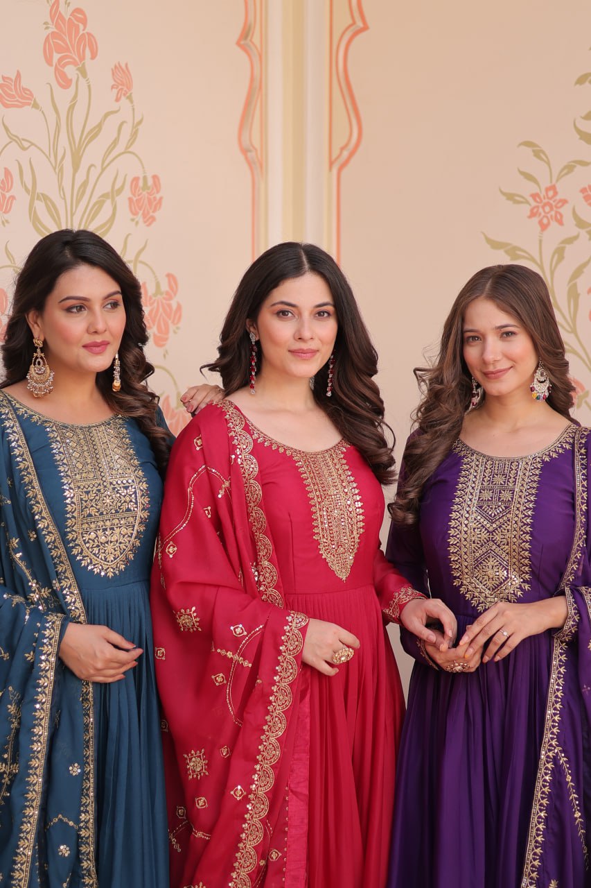 Aaradhya’s Royal Radiance Anarkali Gown