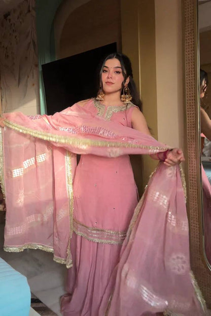 Vasantika Organza Sharara Set