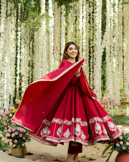 Inaaya Festive Bloom Designer Anarkali Suit