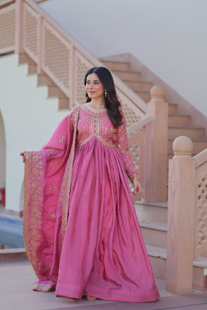 Sitara Embroidered Dreams in Regal Anarkali Set