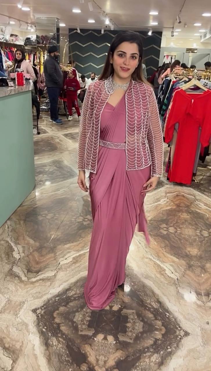 The Modern Empress: Redefining Traditional Sarees with a Shrug